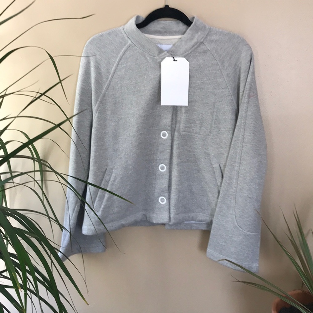 Current Elliot snap up fleece jacket